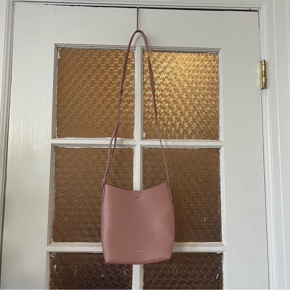 Samara pink bucket bag